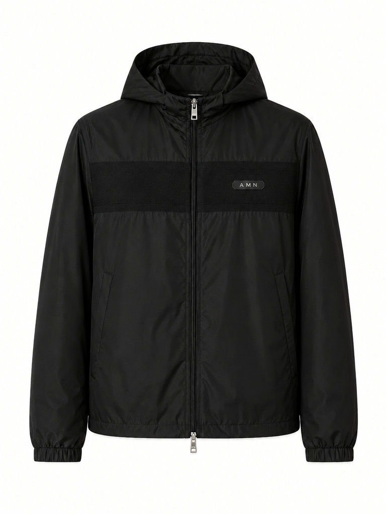 Nylon Hooded Jacket