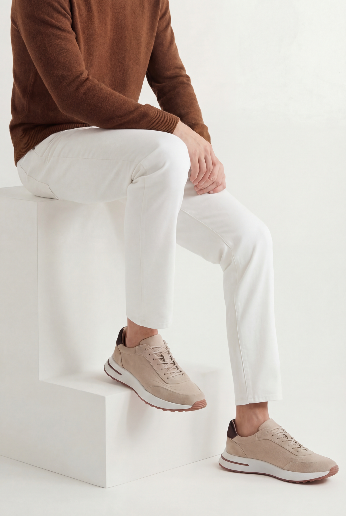 Portofino Sneaker Suede Beige